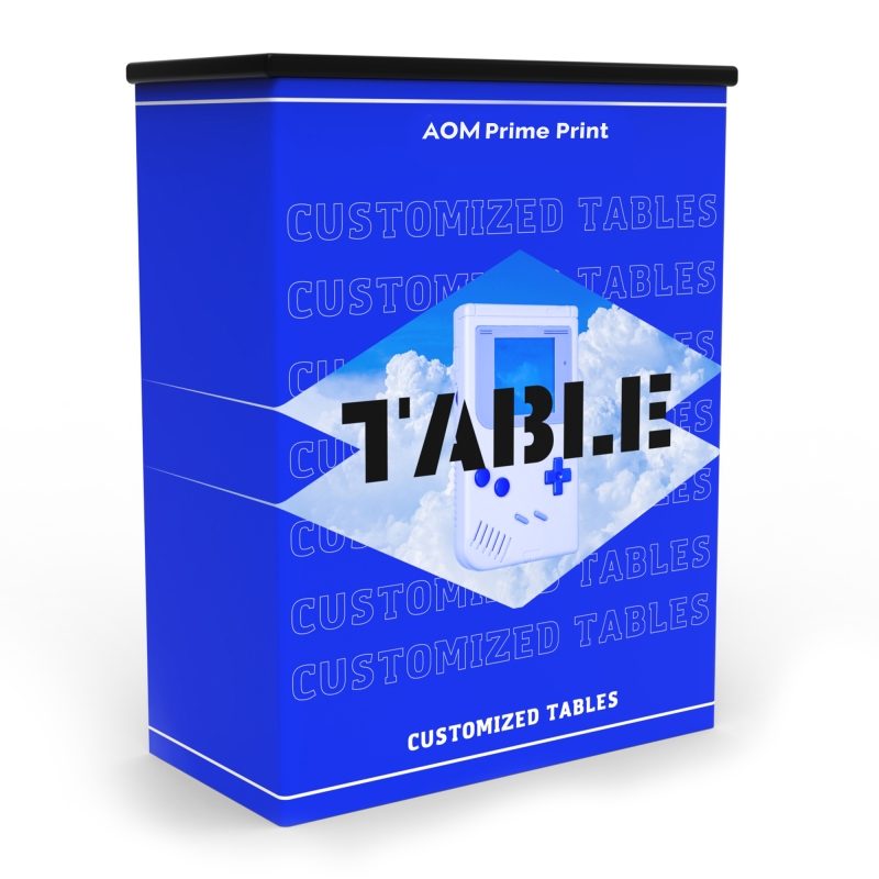 Custom Print Trade Show Display Counter with  Portable Aluminum