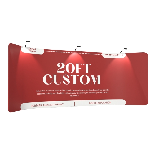 20ft Custom Curved Display 17 20ft Custom Curved Display 17