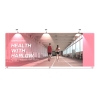 20ft Custom Flat & Grand Tension Fabric Backwall Graphic for Trade Show Displays