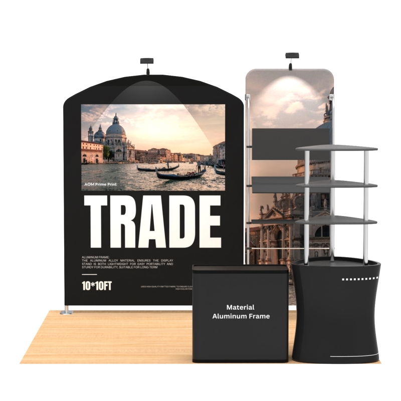 10x10 Custom Waveline Trade Show Display 23