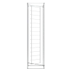 Custom LED Trade Show Display Backlit Tower - Square Fabric Tube Trade Show Column