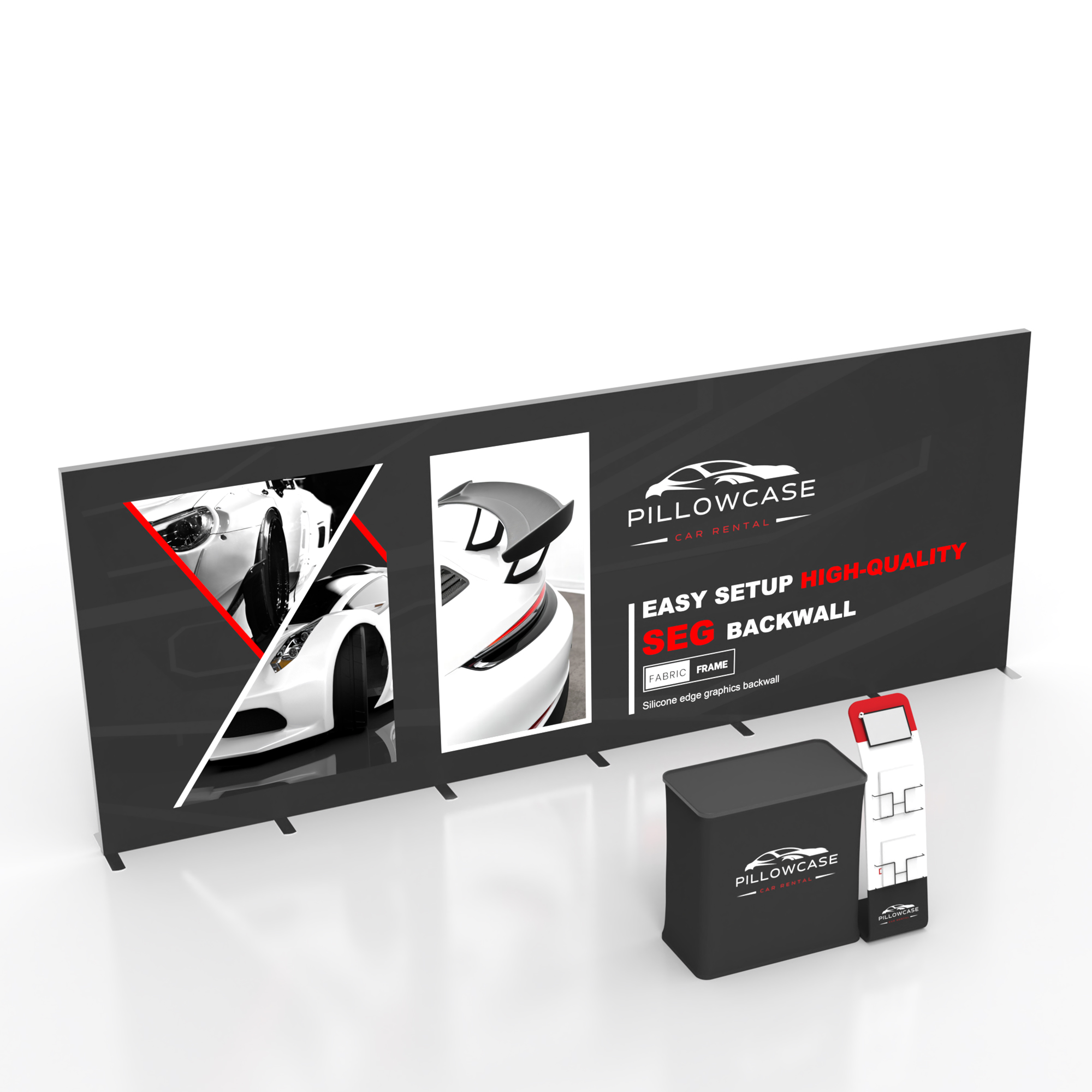 10x20 SEG Lightbox Trade Show Booths & Backlit Kits | AOM Displays